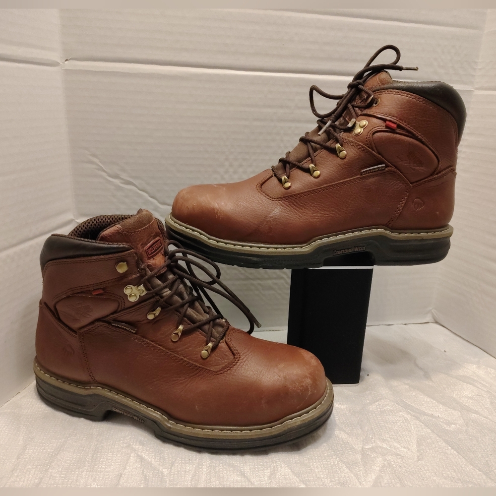 Wolverine Boots For Men #11.5 Steel Toe, Waterproof